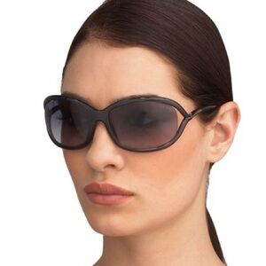 Tom Ford Jennifer TF8 Glossy Black Sunglasses